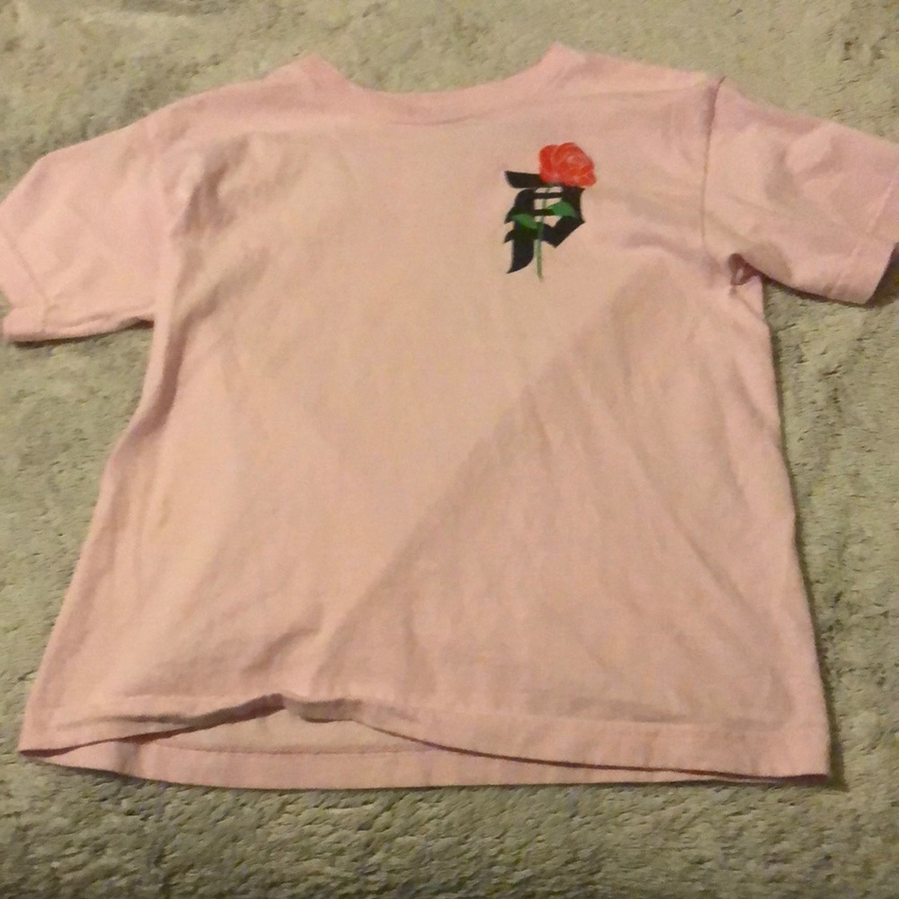 Pink primitive shirt kids medium